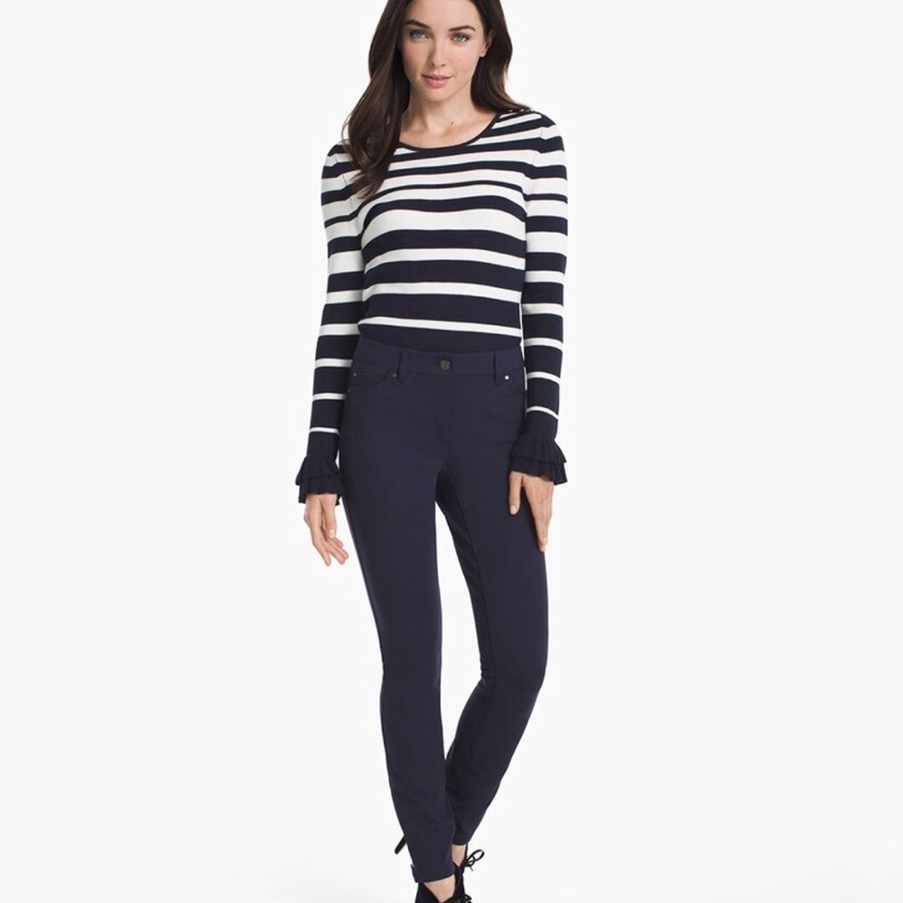 NEW! Ponte Ankle-ZipSkinny Pants